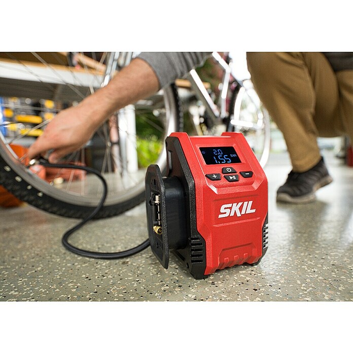 Skil PWRCore 20V Accucompressor + Gratis extra Accucompressor (20 V, Excl. accu, 11 bar) | BAUHAUS