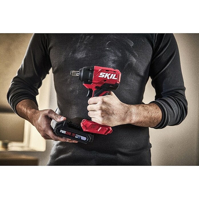 Skil PWRCore 20V Accu-slagmoersleutel 3241 CA (Onbelast toerental: 0 tpm - 3.000 tpm) | BAUHAUS