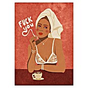 Papermoon Poster (Morning Coffee, B x H: 60 x 80 cm, Ohne Passepartout) | BAUHAUS