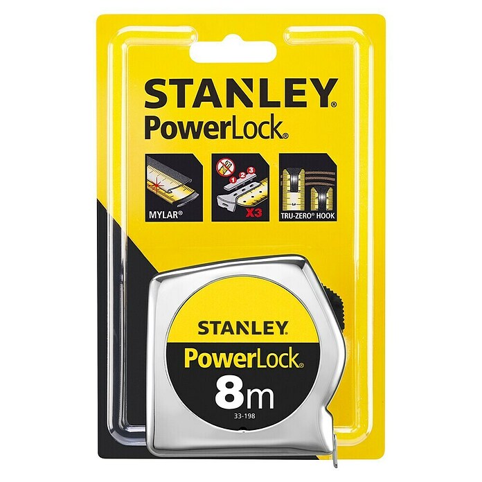 Stanley Rolbandmaat PowerLock (8 m) | BAUHAUS