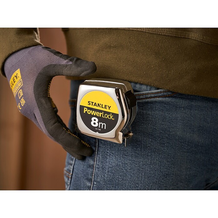 Stanley Rolbandmaat PowerLock (8 m) | BAUHAUS