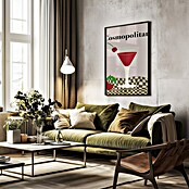 Papermoon Bild (Cosmopolitan, B x H: 40 x 50 cm, Mit Passepartout, Rahmen Schwarz) | BAUHAUS