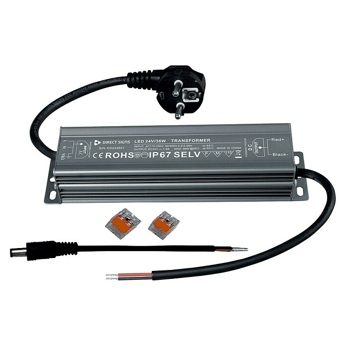 Direct Signs Transformator za LED rasvjetu  (36 W, 24 V, Srebrna) | BAUHAUS