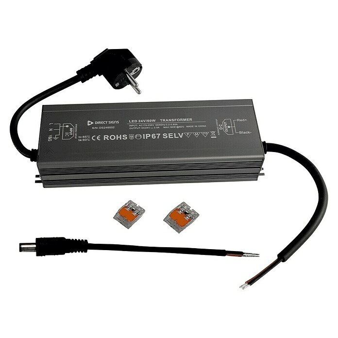 Direct Signs LED-Trafo (60 W, 24 V, Grau) | BAUHAUS