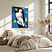 Papermoon Bild (Abstract Figure, B x H: 50 x 70 cm, Mit Passepartout, Rahmen Eiche) | BAUHAUS