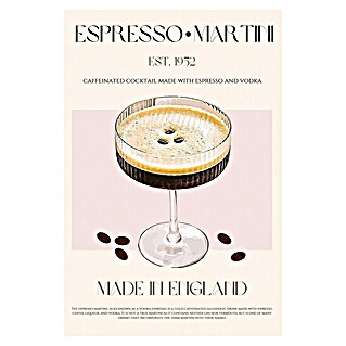 Papermoon Poster (Coffee Delighta, B x H: 60 x 80 cm, Ohne Passepartout)