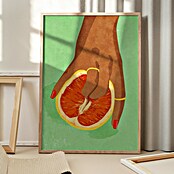 Papermoon Bild (Fruitlover, B x H: 70 x 100 cm, Mit Passepartout, Rahmen Eiche) | BAUHAUS