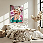 Papermoon Bild (Marilyn is Back, B x H: 100 x 140 cm, Mit Passepartout, Rahmen Eiche) | BAUHAUS