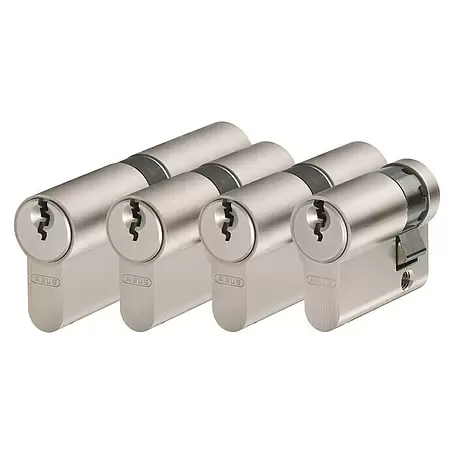 Abus  Profilzylinder-Set E20 - 4 Stück