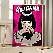 Papermoon Bild (Goodamn!, B x H: 70 x 100 cm, Ohne Passepartout, Rahmen Eiche) | BAUHAUS