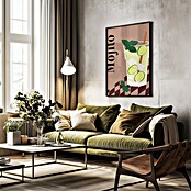 Papermoon Bild (Mojito, B x H: 60 x 80 cm, Mit Passepartout, Rahmen Schwarz) | BAUHAUS