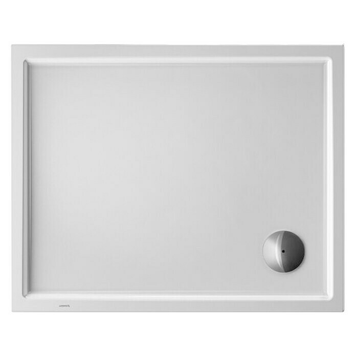 Duravit Duschwanne (100 x 80 cm, Mit Antirutsch-Oberfläche, Sanitäracryl, Weiß)