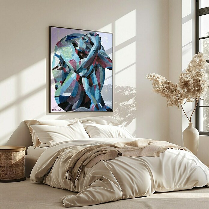 Papermoon Bild (Self Reflection, B x H: 40 x 50 cm, Mit Passepartout, Rahmen Eiche) | BAUHAUS