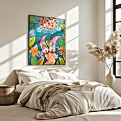 Papermoon Bild (Boots and Disco, B x H: 50 x 70 cm, Ohne Passepartout, Rahmen Eiche) | BAUHAUS