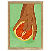 Papermoon Bild (Fruitlover, B x H: 70 x 100 cm, Ohne Passepartout, Rahmen Eiche) | BAUHAUS