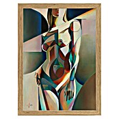 Papermoon Bild (Neo Deco, B x H: 70 x 100 cm, Ohne Passepartout, Rahmen Eiche) | BAUHAUS