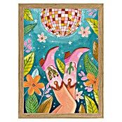 Papermoon Bild (Boots and Disco, B x H: 50 x 70 cm, Ohne Passepartout, Rahmen Eiche) | BAUHAUS
