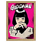 Papermoon Bild (Goodamn!, B x H: 70 x 100 cm, Ohne Passepartout, Rahmen Eiche) | BAUHAUS