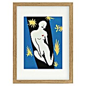 Papermoon Bild (Abstract Figure, B x H: 50 x 70 cm, Mit Passepartout, Rahmen Eiche) | BAUHAUS