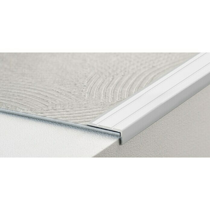 LOGOCLIC Winkelprofil 160Silber, 2,7 m x 24,5 mm x 10 mm, Montageart: Kleben Detail Shot