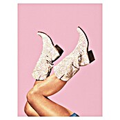 Papermoon Poster (Boots Glitter Pink, B x H: 50 x 70 cm, Ohne Passepartout) | BAUHAUS