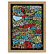 Papermoon Bild (Imagine, B x H: 50 x 70 cm, Ohne Passepartout, Rahmen Eiche) | BAUHAUS