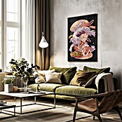 Papermoon Bild (Fusion Ghost, B x H: 50 x 70 cm, Ohne Passepartout, Rahmen Schwarz) | BAUHAUS