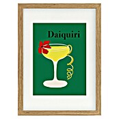 Papermoon Bild (Daiquiri, B x H: 60 x 80 cm, Mit Passepartout, Rahmen Eiche) | BAUHAUS