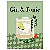 Papermoon Poster (Gin a Tonic, B x H: 50 x 70 cm, Ohne Passepartout) | BAUHAUS