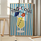 Papermoon Bild (Pina Colada, B x H: 70 x 100 cm, Ohne Passepartout, Rahmen Eiche) | BAUHAUS