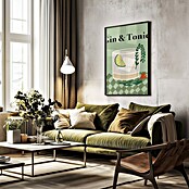 Papermoon Bild (Gin a Tonic, B x H: 100 x 140 cm, Mit Passepartout, Rahmen Schwarz) | BAUHAUS
