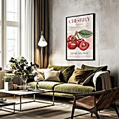 Papermoon Bild (Sweet Red Cherries, B x H: 60 x 80 cm, Ohne Passepartout, Rahmen Schwarz) | BAUHAUS