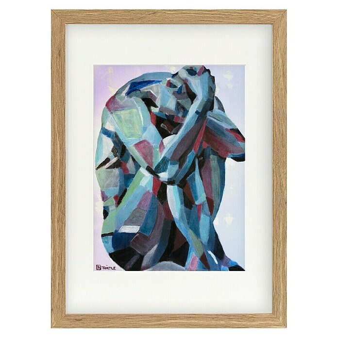 Papermoon Bild (Self Reflection, B x H: 40 x 50 cm, Mit Passepartout, Rahmen Eiche) | BAUHAUS