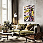 Papermoon Bild (Only Girl in World, B x H: 40 x 50 cm, Mit Passepartout, Rahmen Schwarz) | BAUHAUS