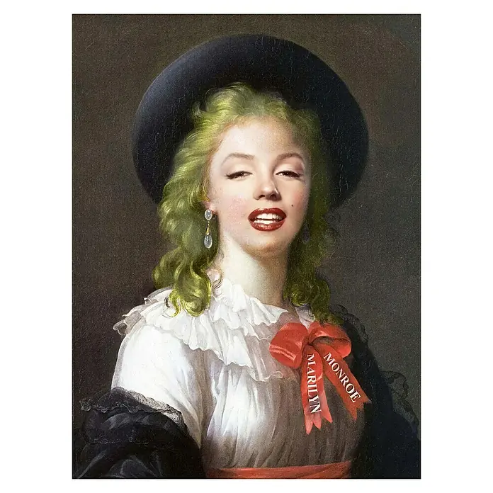 Papermoon PosterVintage Marilyn, B x H: 100 x 140 cm, Ohne Passepartout - Vorderansicht