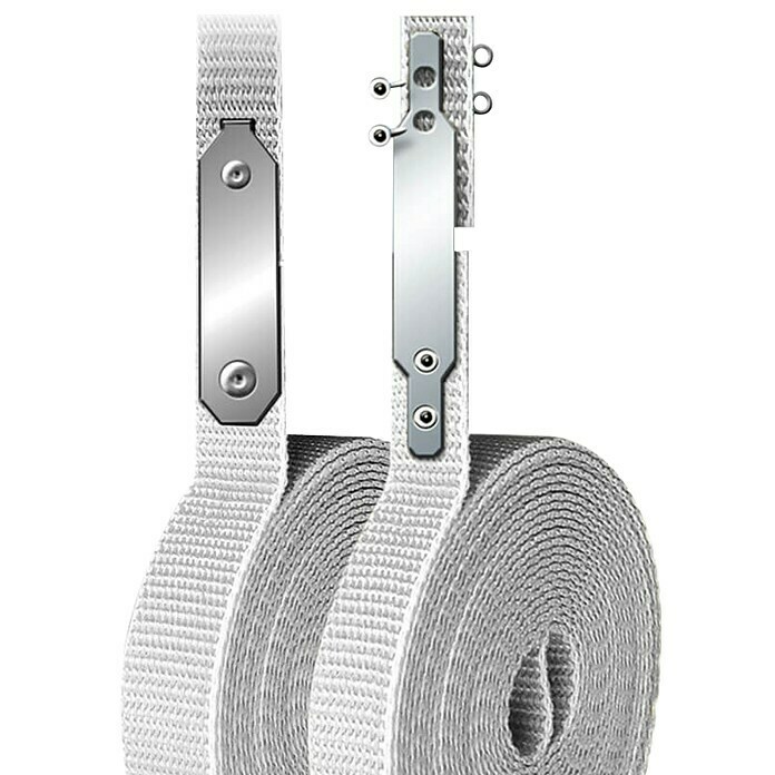 Schellenberg Gurtfix Maxi (Länge: 4,3 m, Gurtbreite: 23 mm, Grau)