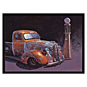 Papermoon Bild (Rusted Pickup Truck, B x H: 100 x 70 cm, Ohne Passepartout, Rahmen Schwarz) | BAUHAUS
