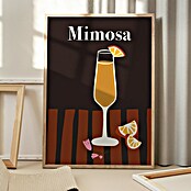 Papermoon Bild (Mimosa, B x H: 40 x 50 cm, Mit Passepartout, Rahmen Eiche) | BAUHAUS