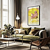 Papermoon Bild (Whisky Sour Pink Copy, B x H: 40 x 50 cm, Ohne Passepartout, Rahmen Schwarz) | BAUHAUS