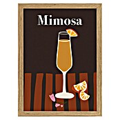 Papermoon Bild (Mimosa, B x H: 100 x 140 cm, Ohne Passepartout, Rahmen Eiche) | BAUHAUS