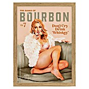 Papermoon Bild (Babes of Boubon Vol. 7, B x H: 60 x 80 cm, Ohne Passepartout, Rahmen Eiche) | BAUHAUS