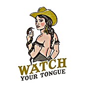 Papermoon Poster (Watch Your Tongue, B x H: 50 x 70 cm, Ohne Passepartout) | BAUHAUS