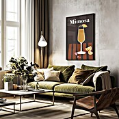 Papermoon Bild (Mimosa, B x H: 80 x 110 cm, Ohne Passepartout, Rahmen Schwarz) | BAUHAUS