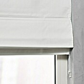 Raffrollo (60 x 180 cm, 70 % Baumwolle, 30 % Polyester, Weiß)