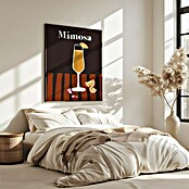 Papermoon Bild (Mimosa, B x H: 40 x 50 cm, Mit Passepartout, Rahmen Eiche) | BAUHAUS