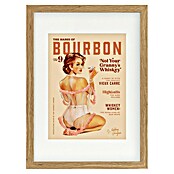 Papermoon Bild (Babes of Boubon Vol. 9, B x H: 40 x 50 cm, Mit Passepartout, Rahmen Eiche) | BAUHAUS