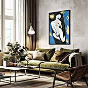 Papermoon Bild (Abstract Figure, B x H: 50 x 70 cm, Mit Passepartout, Rahmen Schwarz) | BAUHAUS
