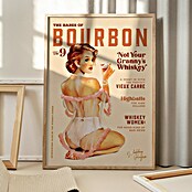 Papermoon Bild (Babes of Boubon Vol. 9, B x H: 70 x 100 cm, Ohne Passepartout, Rahmen Eiche) | BAUHAUS