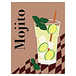 Papermoon Poster (Mojito, B x H: 80 x 110 cm, Ohne Passepartout)