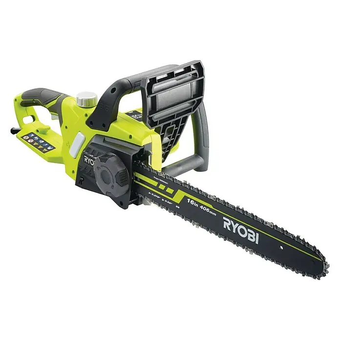 Ryobi Motosierra eléctrica RCS2340B - 2.300 W, Longitud de la cuchilla: 40 cm - La motosierra RYOBI es ideal para el cuidado de árboles y trabajos con leña. Fiable y potente para uso privado.